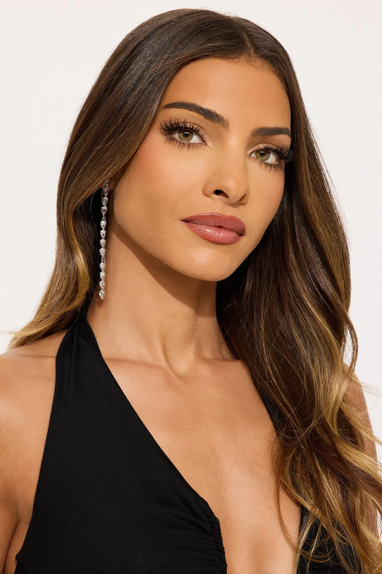 A Sprinkle Of Magic Linear Earrings - Silver
