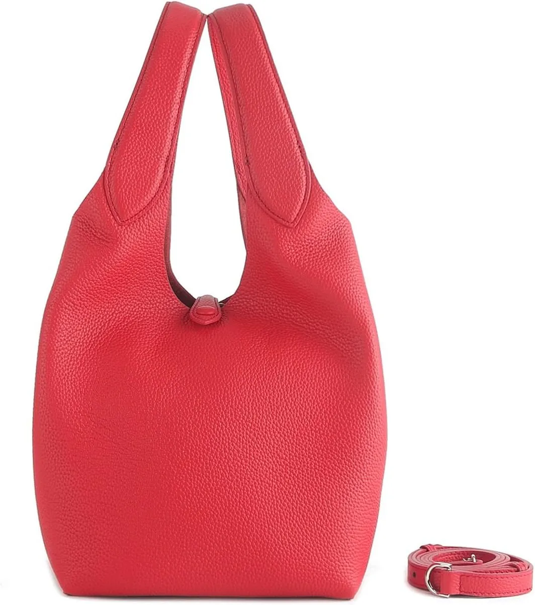 able and simple one-shoulder crossbody bucket bag