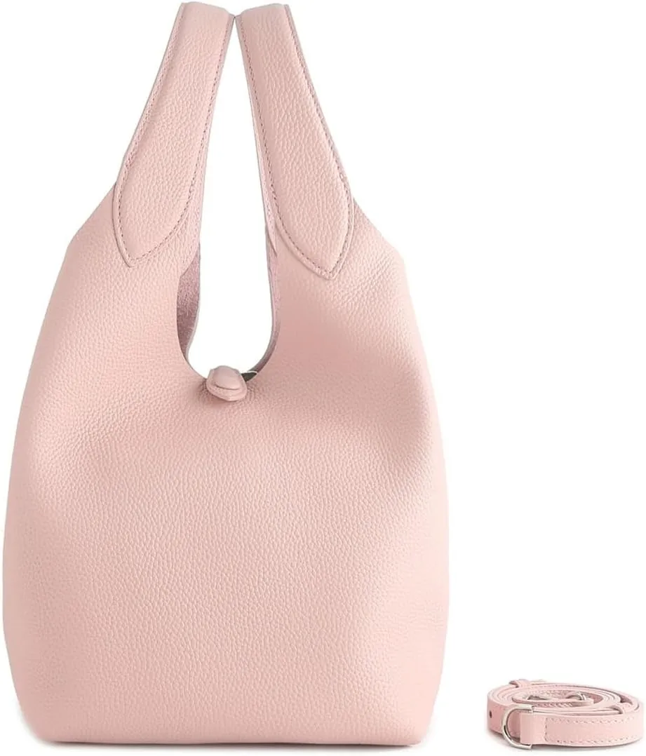 able and simple one-shoulder crossbody bucket bag