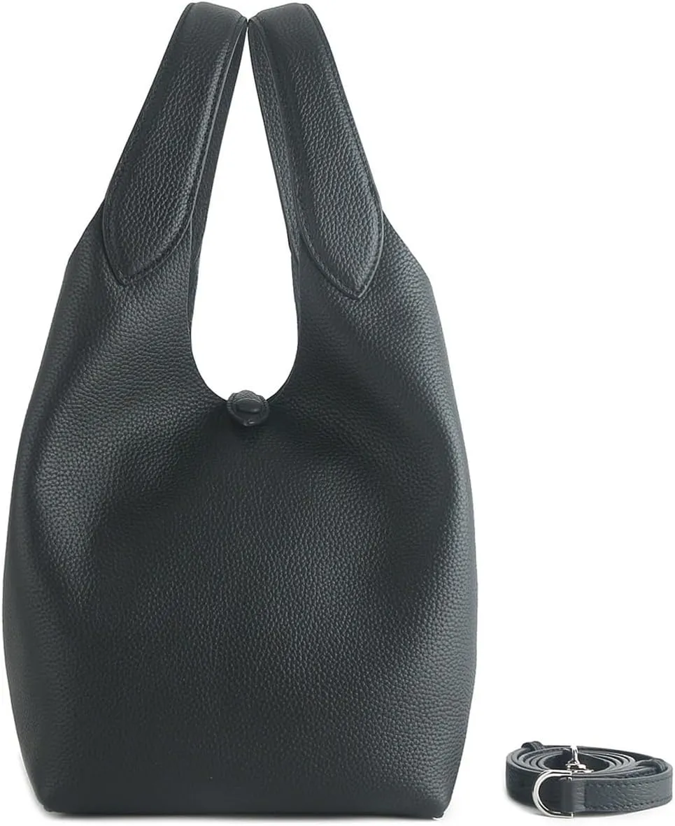 able and simple one-shoulder crossbody bucket bag