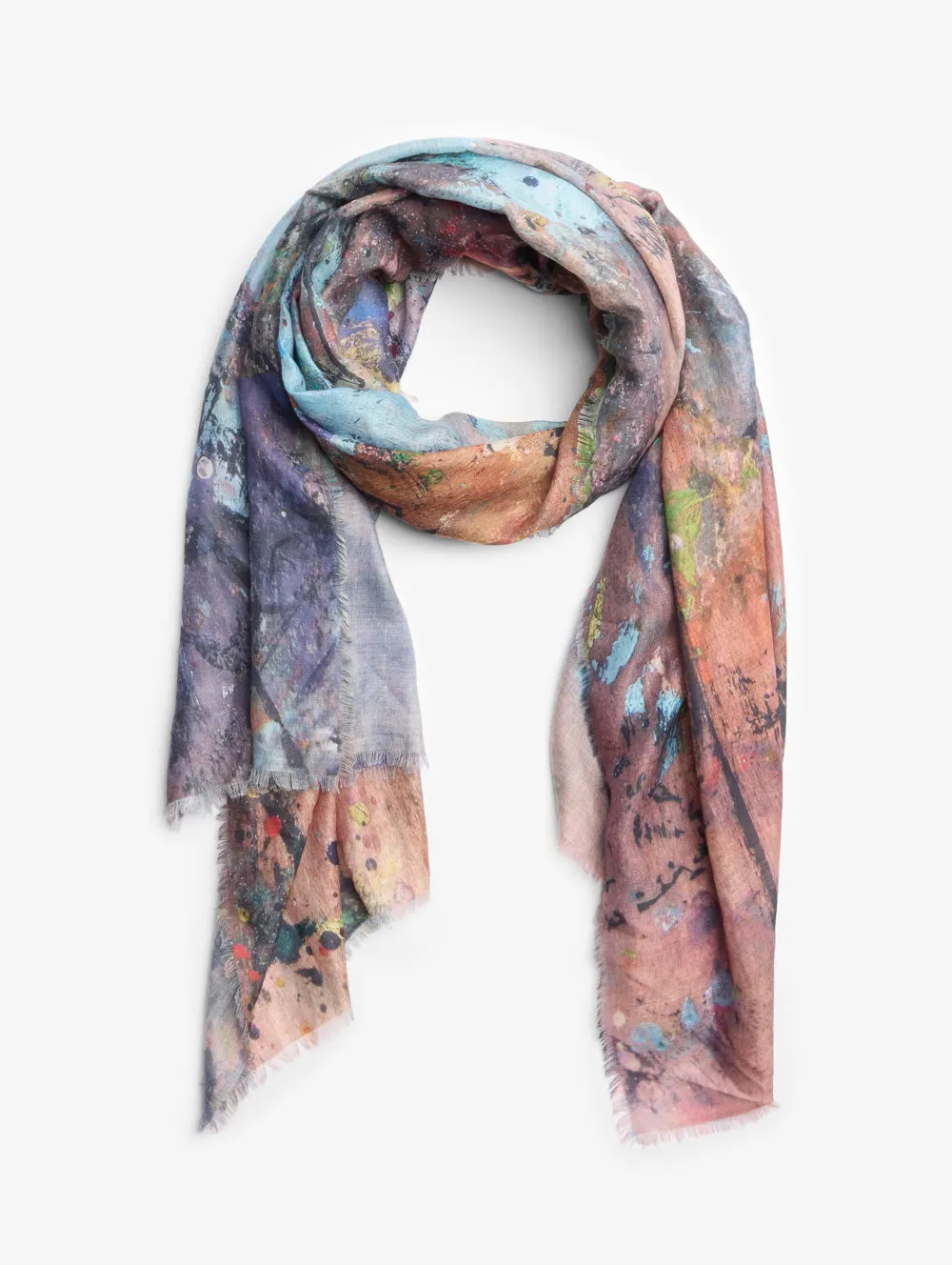 Abstract Print Scarf