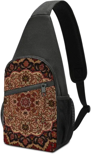 Accent Vintage Persian Simple And Atmospheric Large Capacity Chest Bag