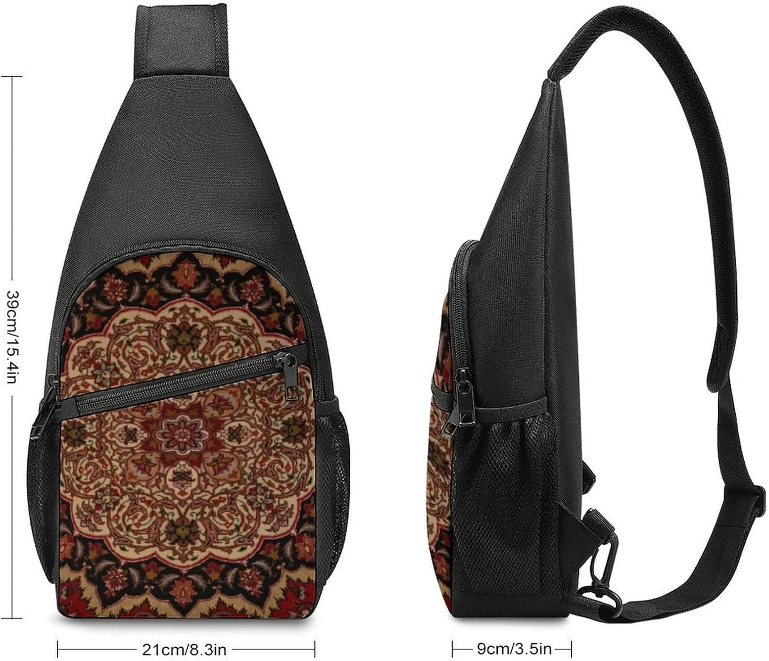 Accent Vintage Persian Simple And Atmospheric Large Capacity Chest Bag