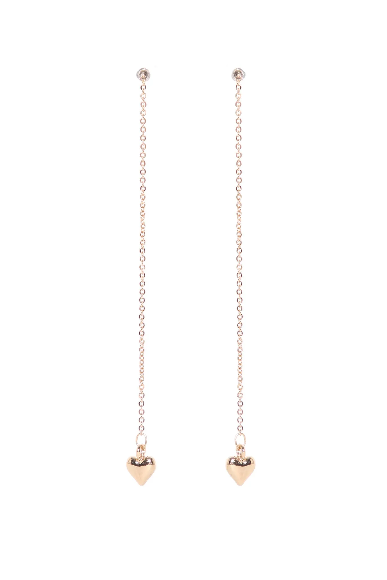 Adore You Heart Earrings - Gold