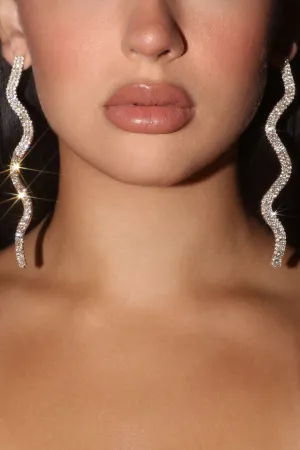 After Party Vibes Earrings - Gold
