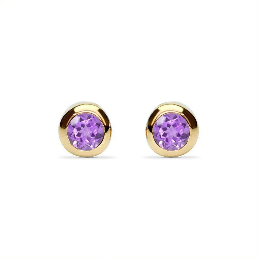 Amethyst Earrings Carina