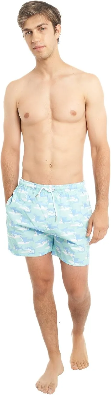 BERMIES Mens Swim Trunks with Soft Mesh Liner - 5.5 Inseam, Quick-Dry, 4-Way Stretch, UPF 50 , Eco-Friendly Fabric