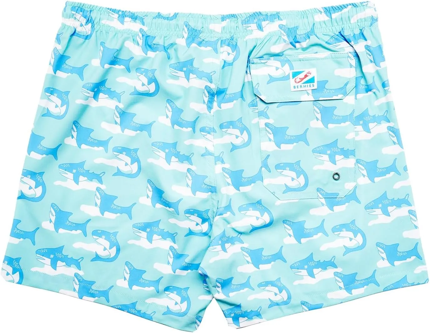 BERMIES Mens Swim Trunks with Soft Mesh Liner - 5.5 Inseam, Quick-Dry, 4-Way Stretch, UPF 50 , Eco-Friendly Fabric