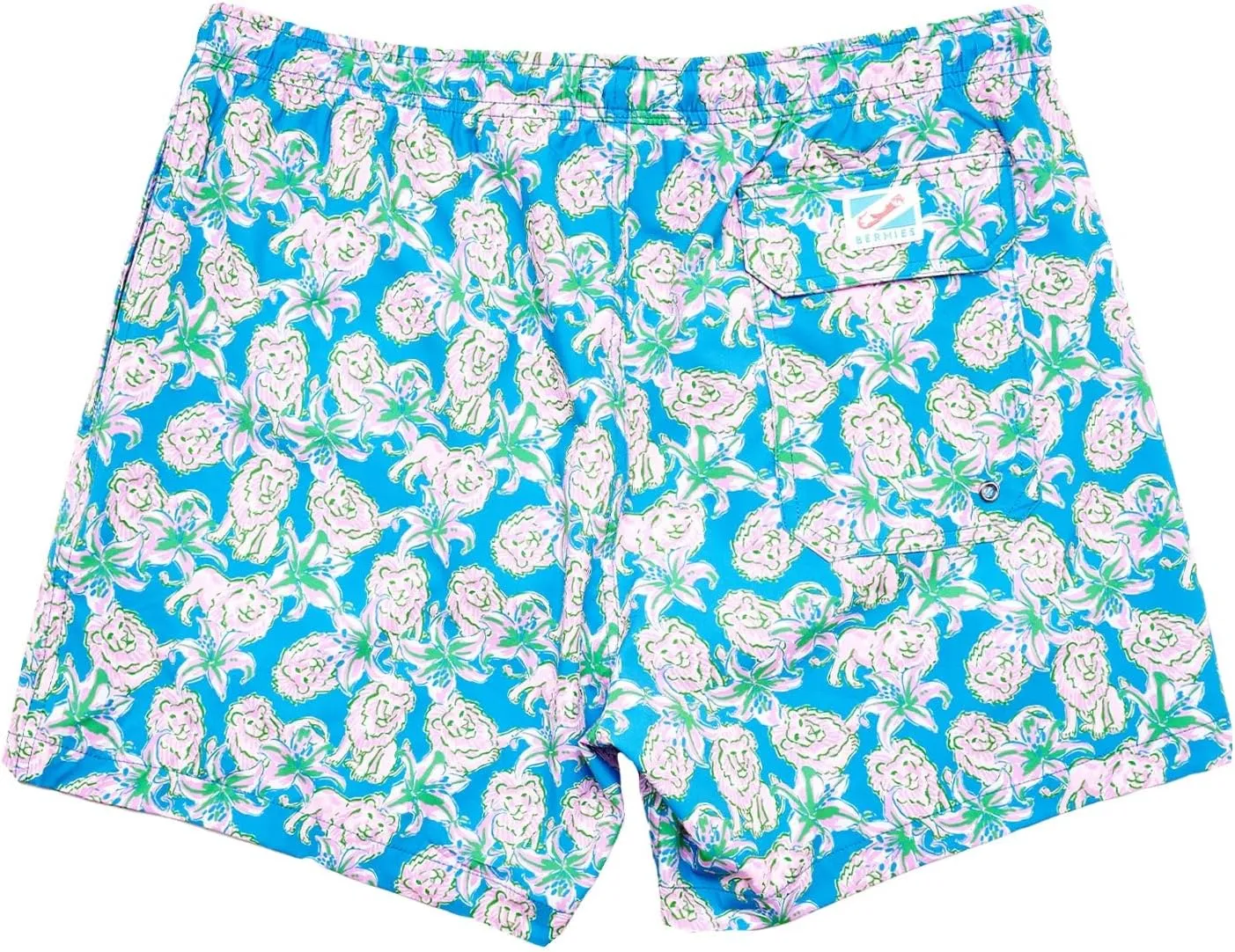 BERMIES Mens Swim Trunks with Soft Mesh Liner - 5.5 Inseam, Quick-Dry, 4-Way Stretch, UPF 50 , Eco-Friendly Fabric