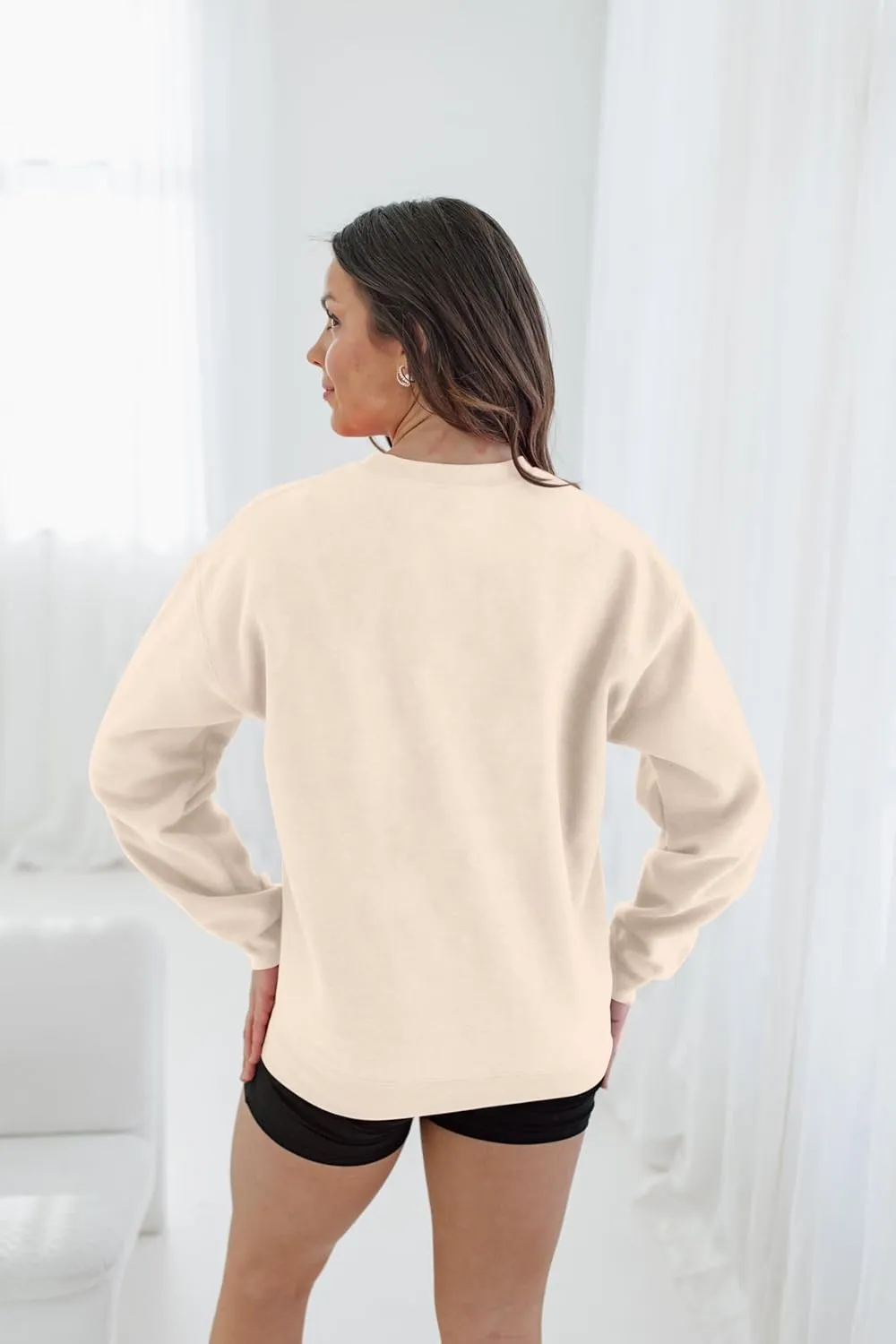 BLANCHES Mama Sweatshirt Women Mama Mommy Mom Bruh Funny Mom Life Sweatshirts Pullover Tops Casual Long Sleeve Shirt