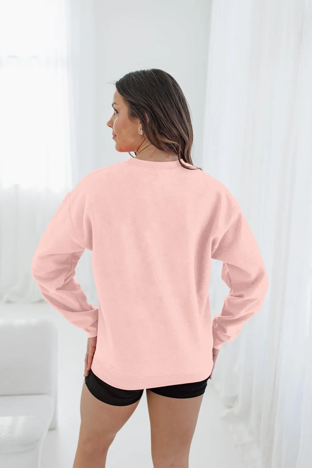 BLANCHES Mama Sweatshirt Women Mama Mommy Mom Bruh Funny Mom Life Sweatshirts Pullover Tops Casual Long Sleeve Shirt
