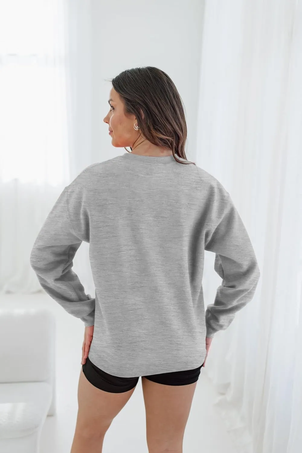 BLANCHES Mama Sweatshirt Women Mama Mommy Mom Bruh Funny Mom Life Sweatshirts Pullover Tops Casual Long Sleeve Shirt