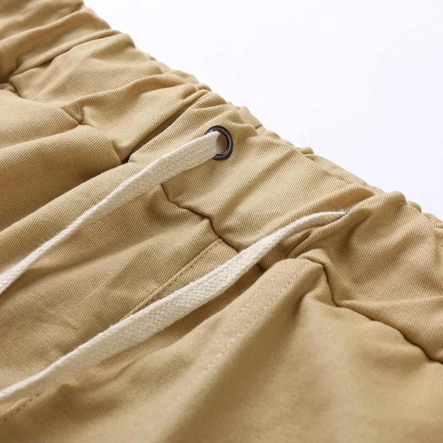 Cargo Harem Pants for Men Slim Fit Elastic Waisted Track Pants Gym Slim Fit Tapered Jpggers Lounge Trousers Trendy
