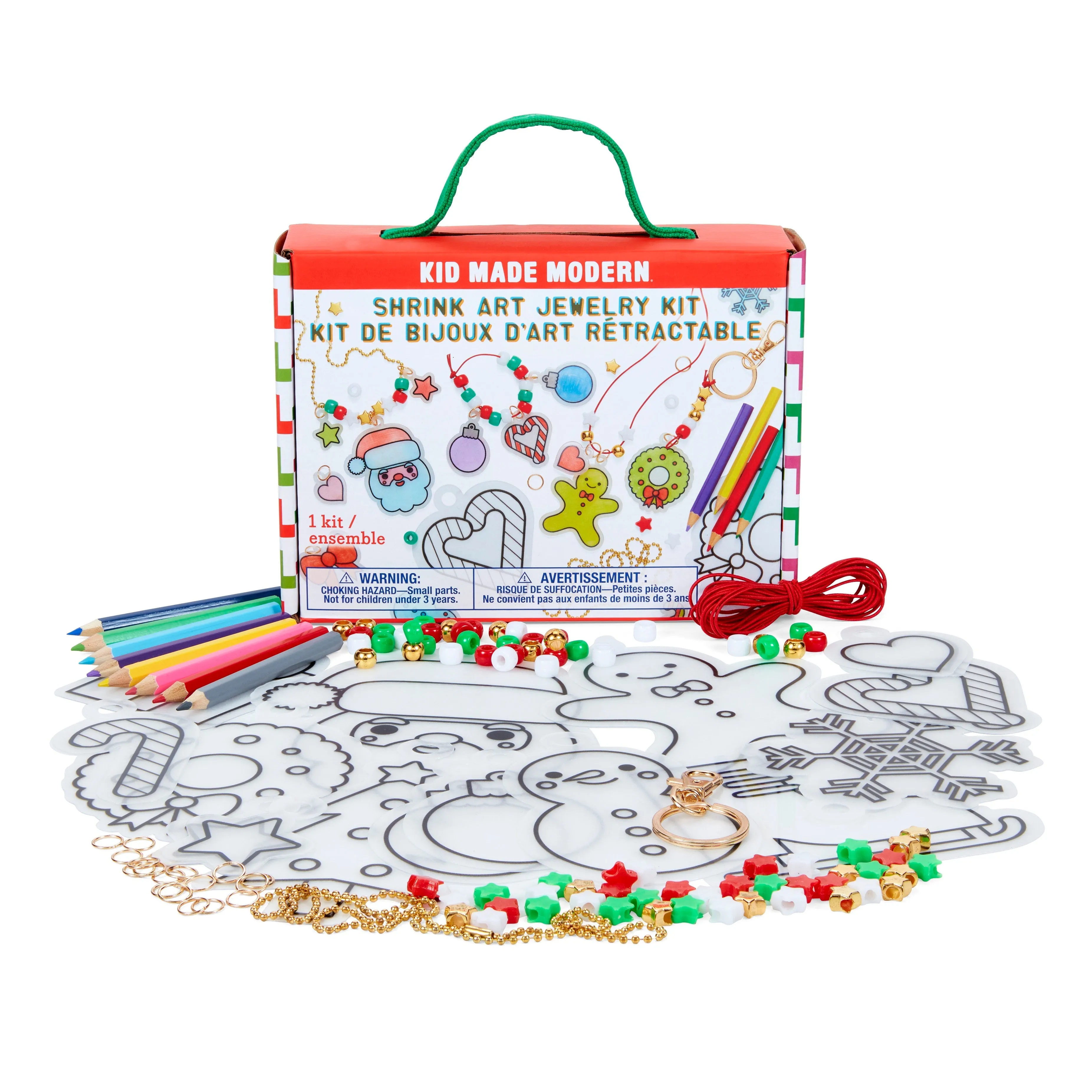Christmas Shrink Art Jewelry Kit