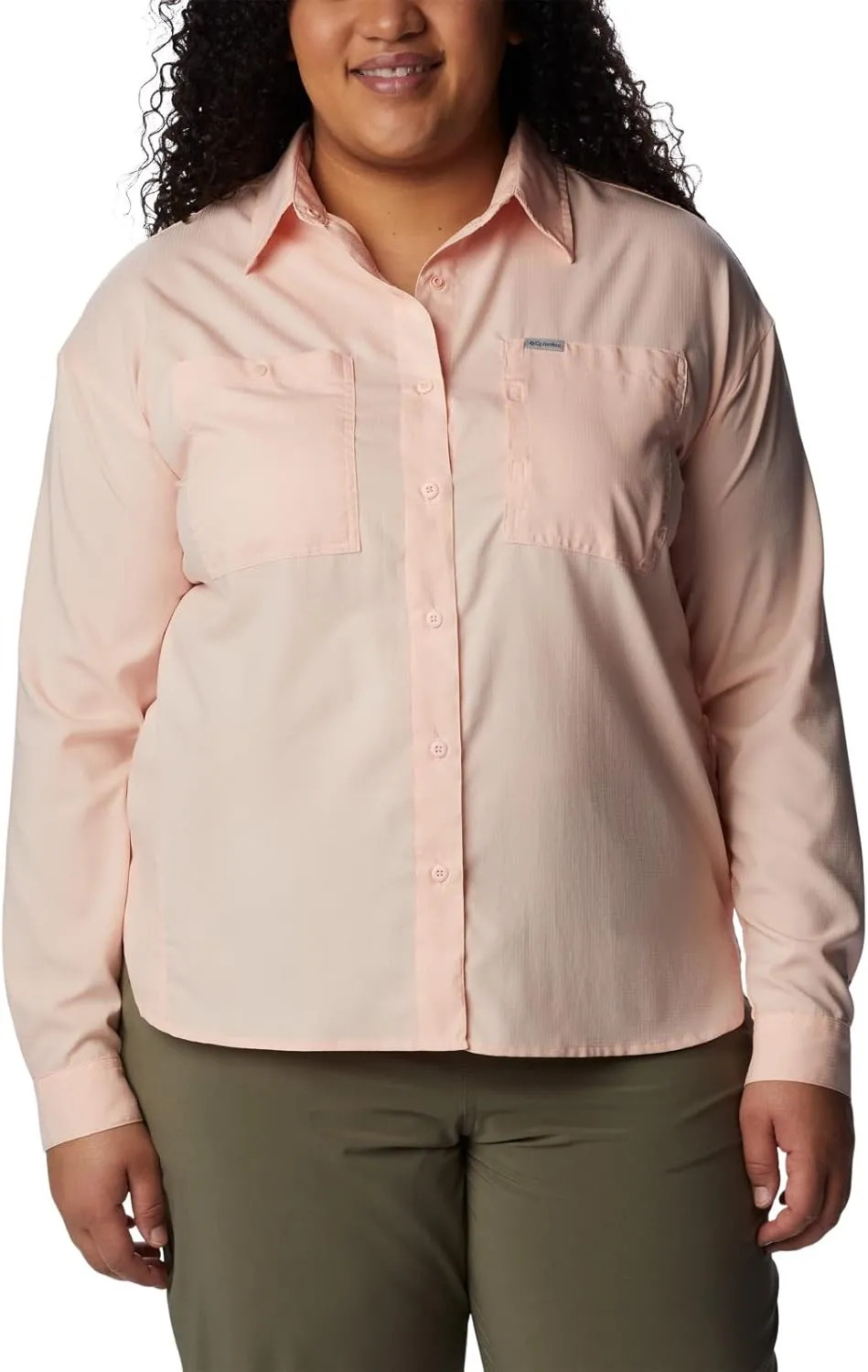 Columbia Women's Plus Size Silver Ridge Utility Long Sleeve Shirt