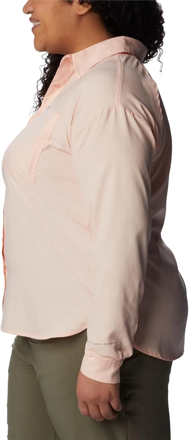 Columbia Women's Plus Size Silver Ridge Utility Long Sleeve Shirt