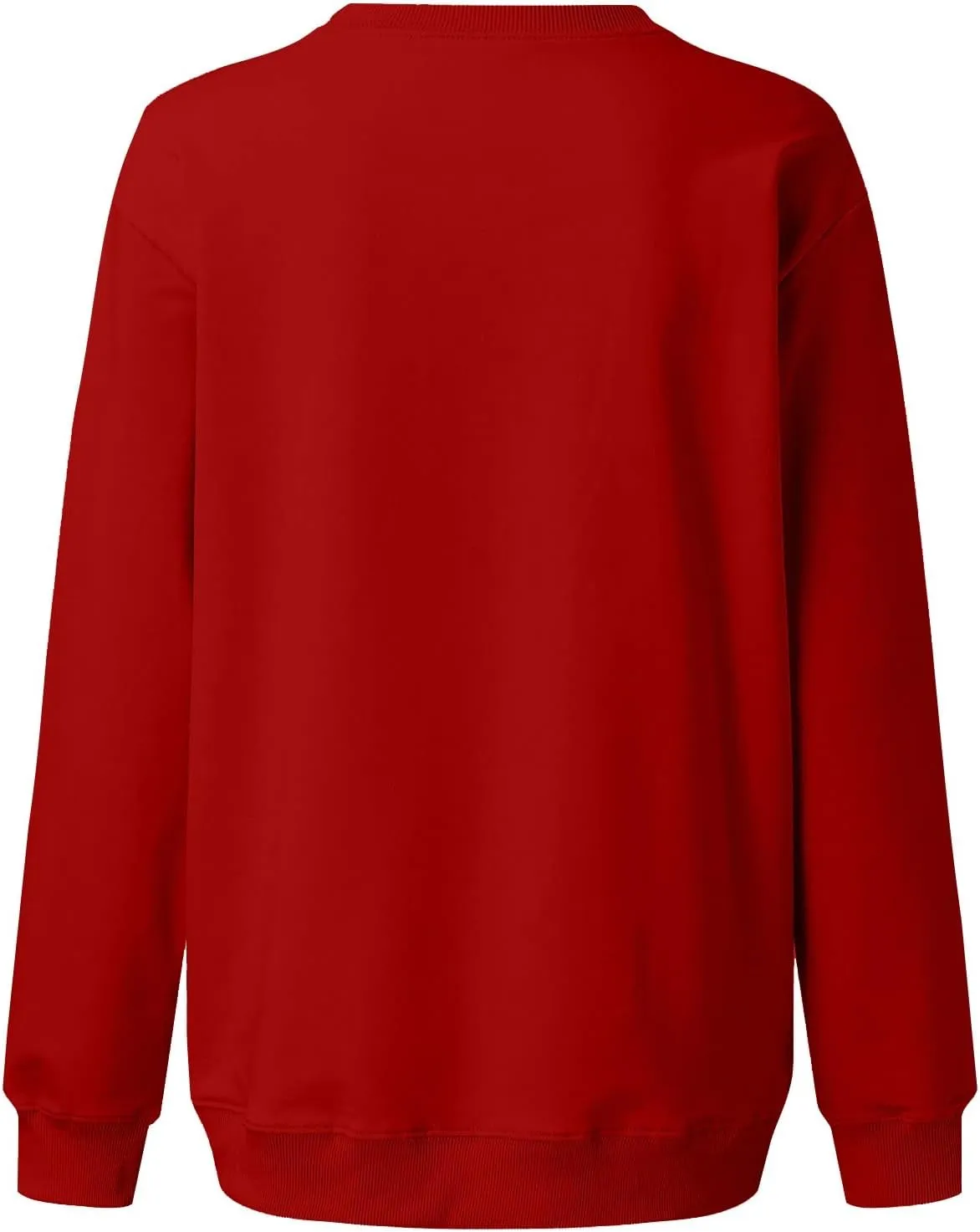 Crewneck Sweatshirts Women Trendy Casual Long Sleeve Tops Cute Teen Girls Crew Neck Sweatshirt Sweaters 2024
