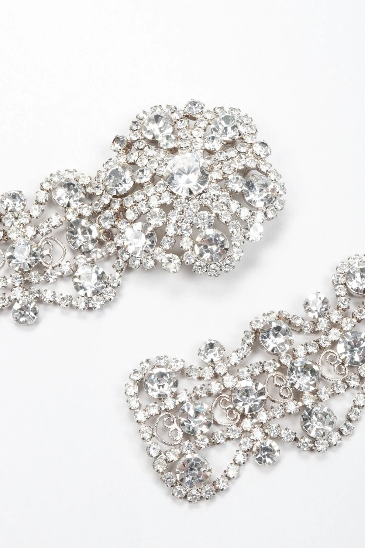 Crystal Metal Lace Belt