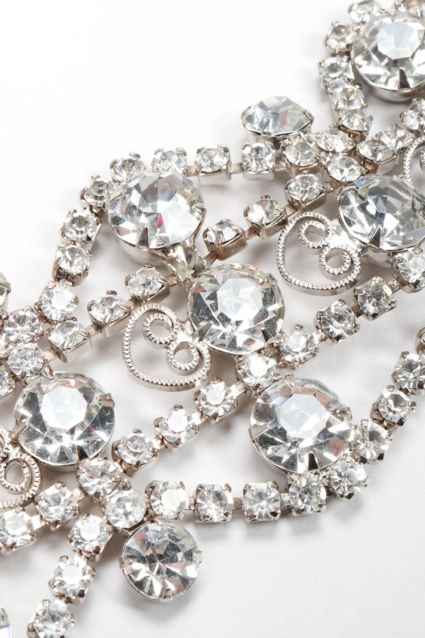 Crystal Metal Lace Belt