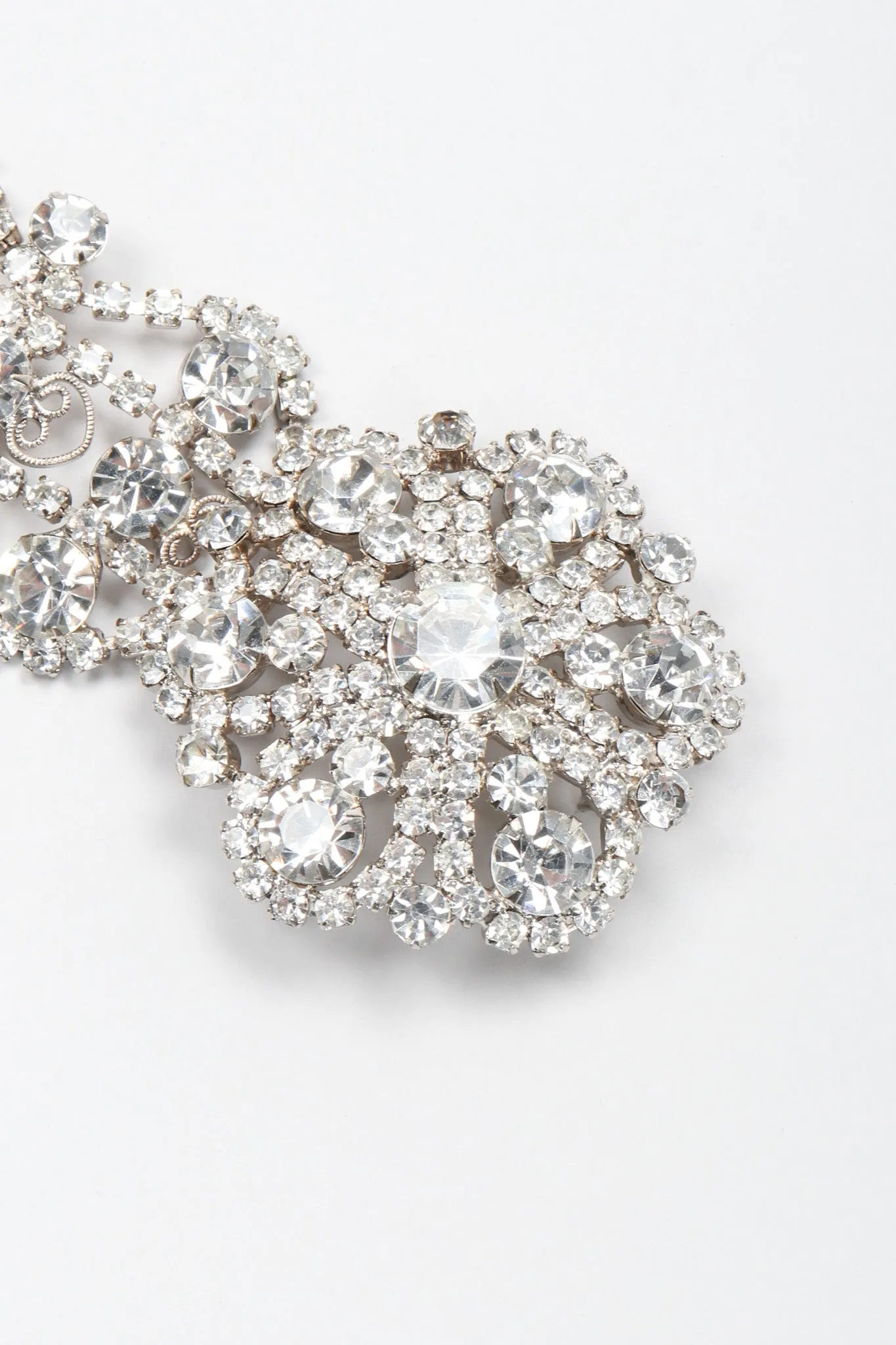 Crystal Metal Lace Belt