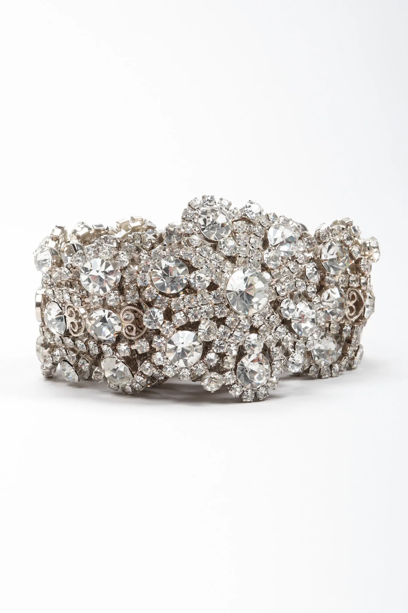 Crystal Metal Lace Belt