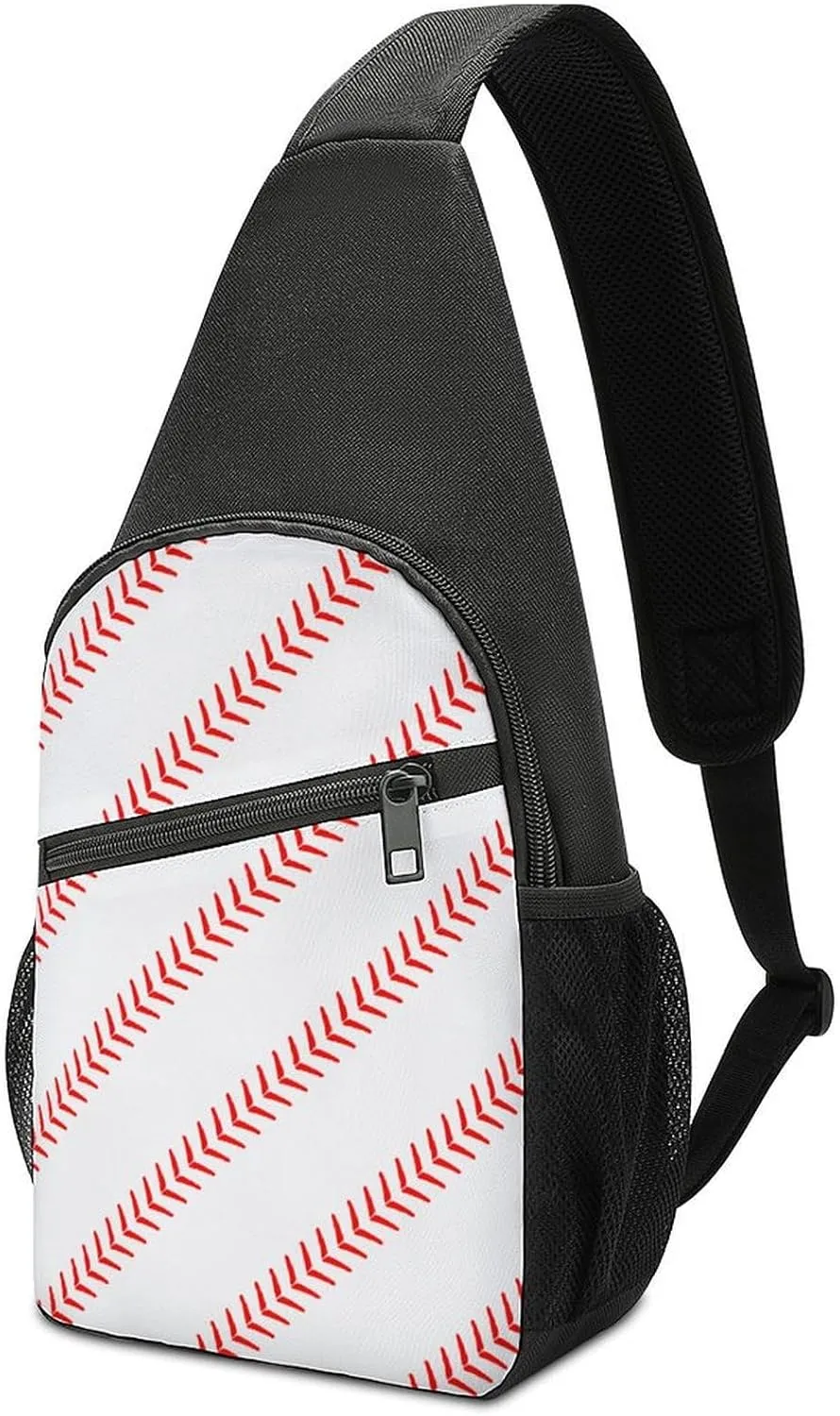 Cute Baseball Simple And Atmospheric Large Capacity Chest Bag