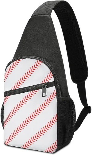 Cute Baseball Simple And Atmospheric Large Capacity Chest Bag