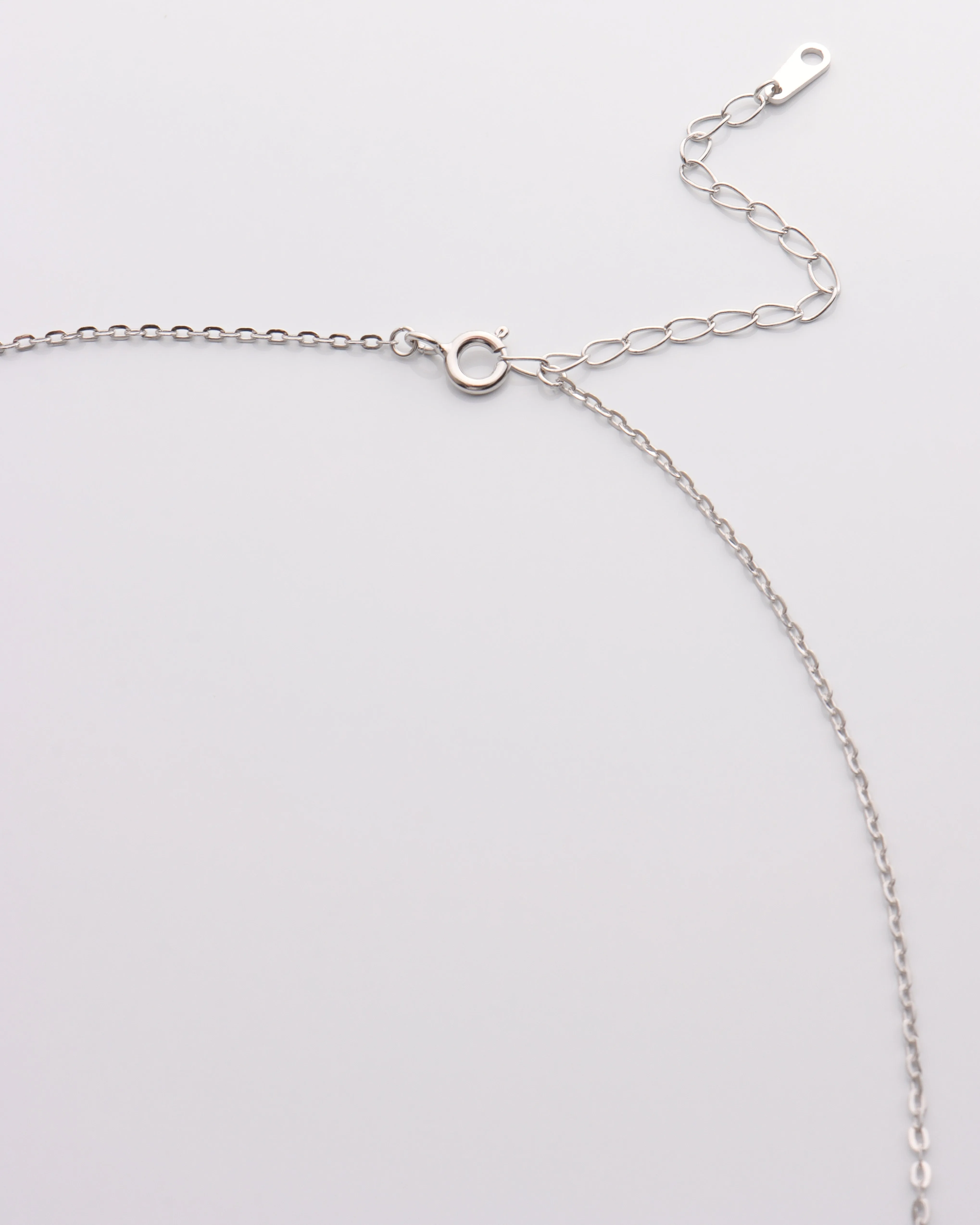 CZ Dramatic Gothic Cross Necklace