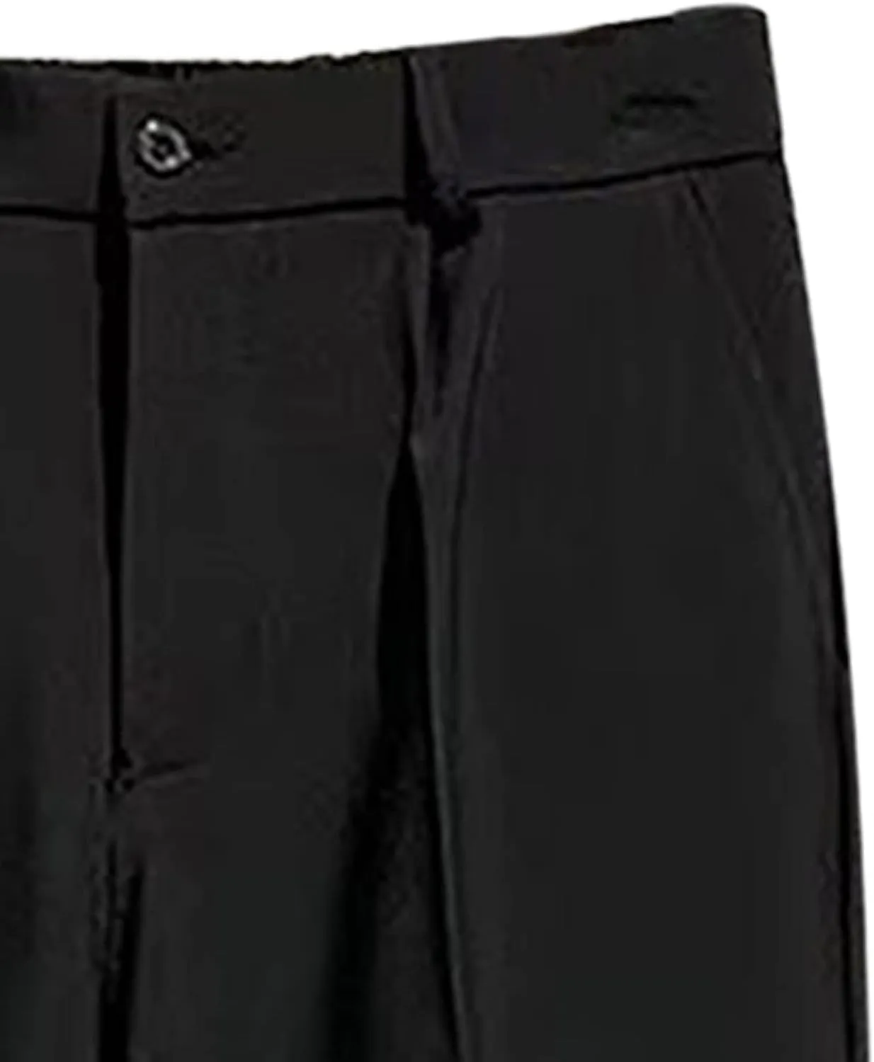DGHM-JLMY Men's Fashion Wide Leg Casual Mop Pants Flat Front Slim Fit Pant Wear Relaxed Fit Straight Leg Pant
