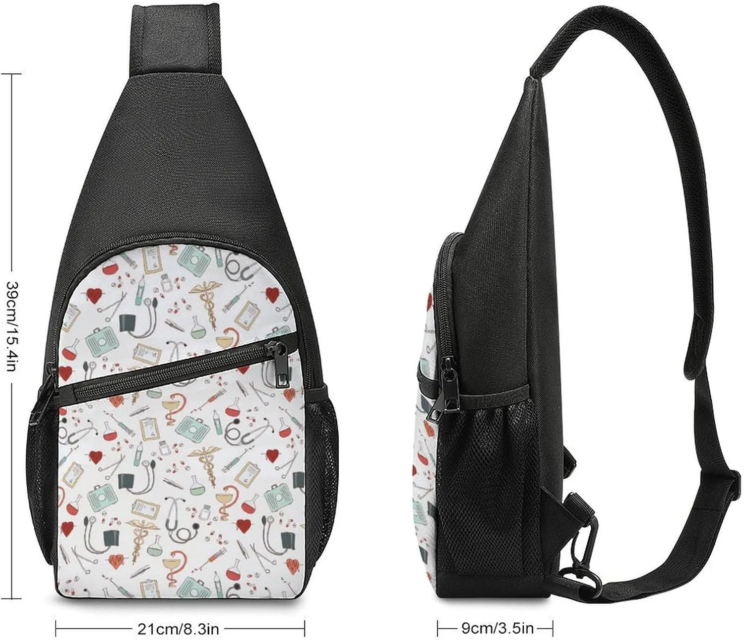 Doctor Nurse Simple And Atmospheric Large Capacity Chest Bag