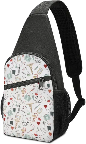 Doctor Nurse Simple And Atmospheric Large Capacity Chest Bag