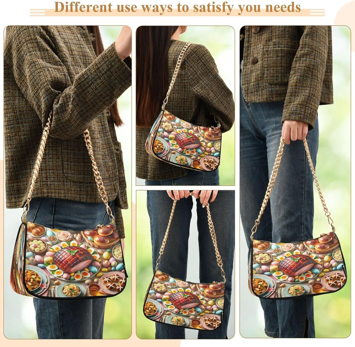 Easter Theme Women Hand Bag, Simple Bags for Women