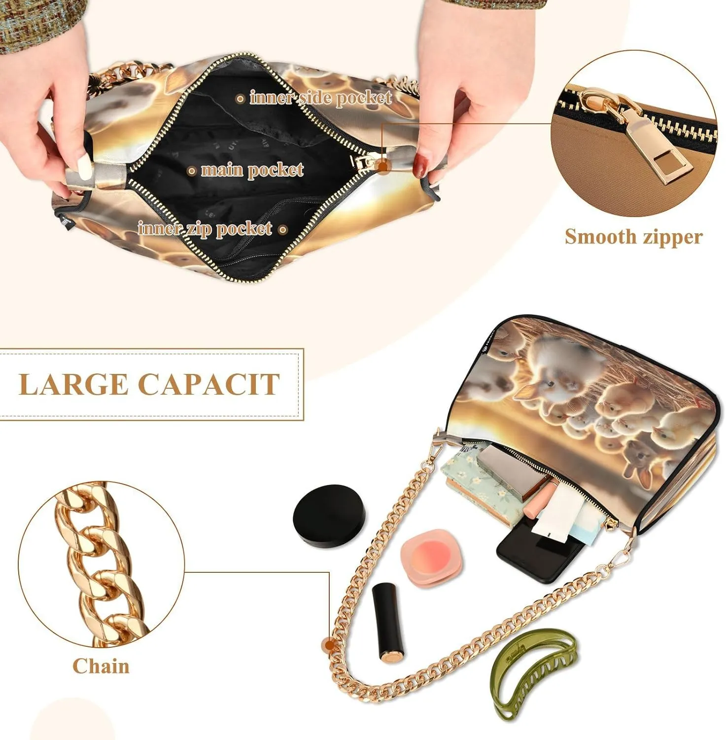 Easter Theme Women Hand Bag, Simple Bags for Women