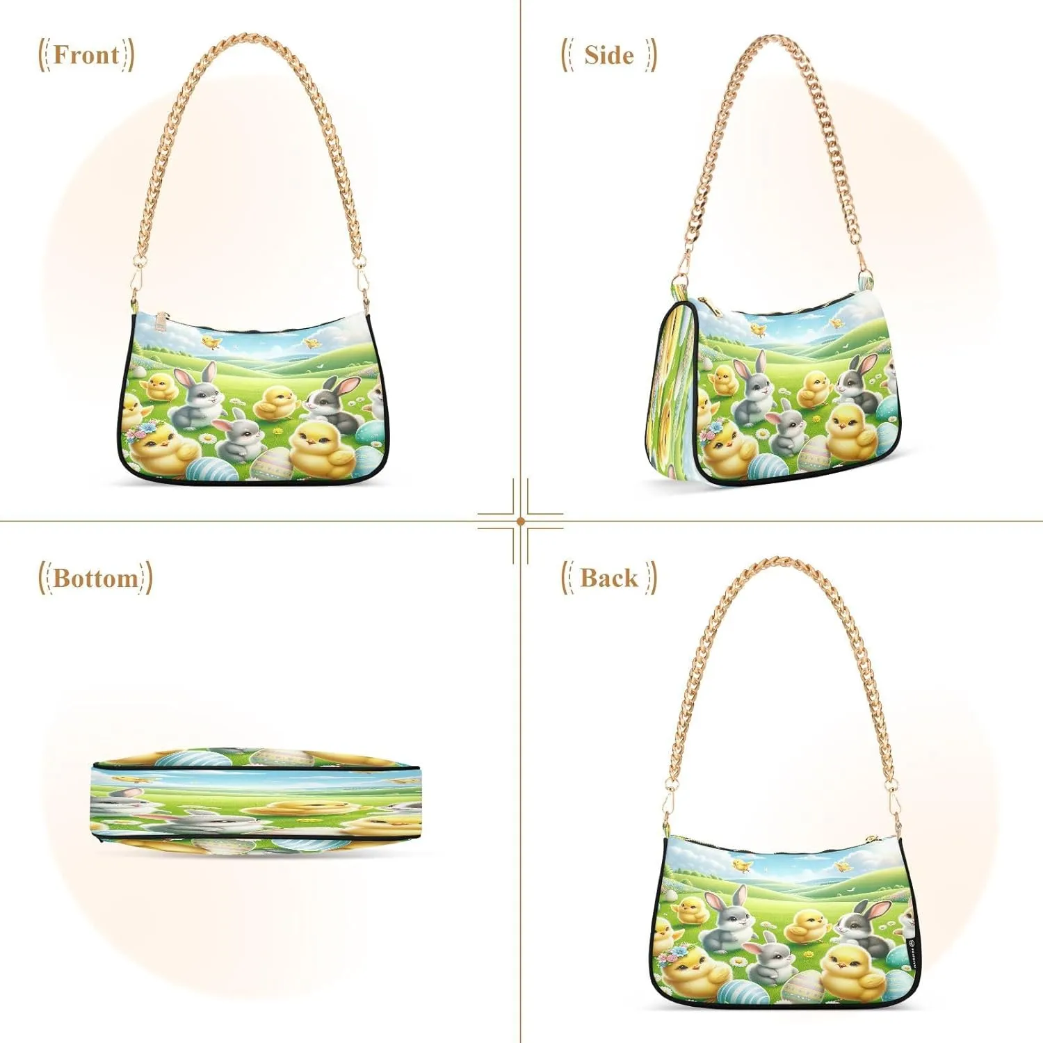 Easter Theme Women Hand Bag, Simple Bags for Women