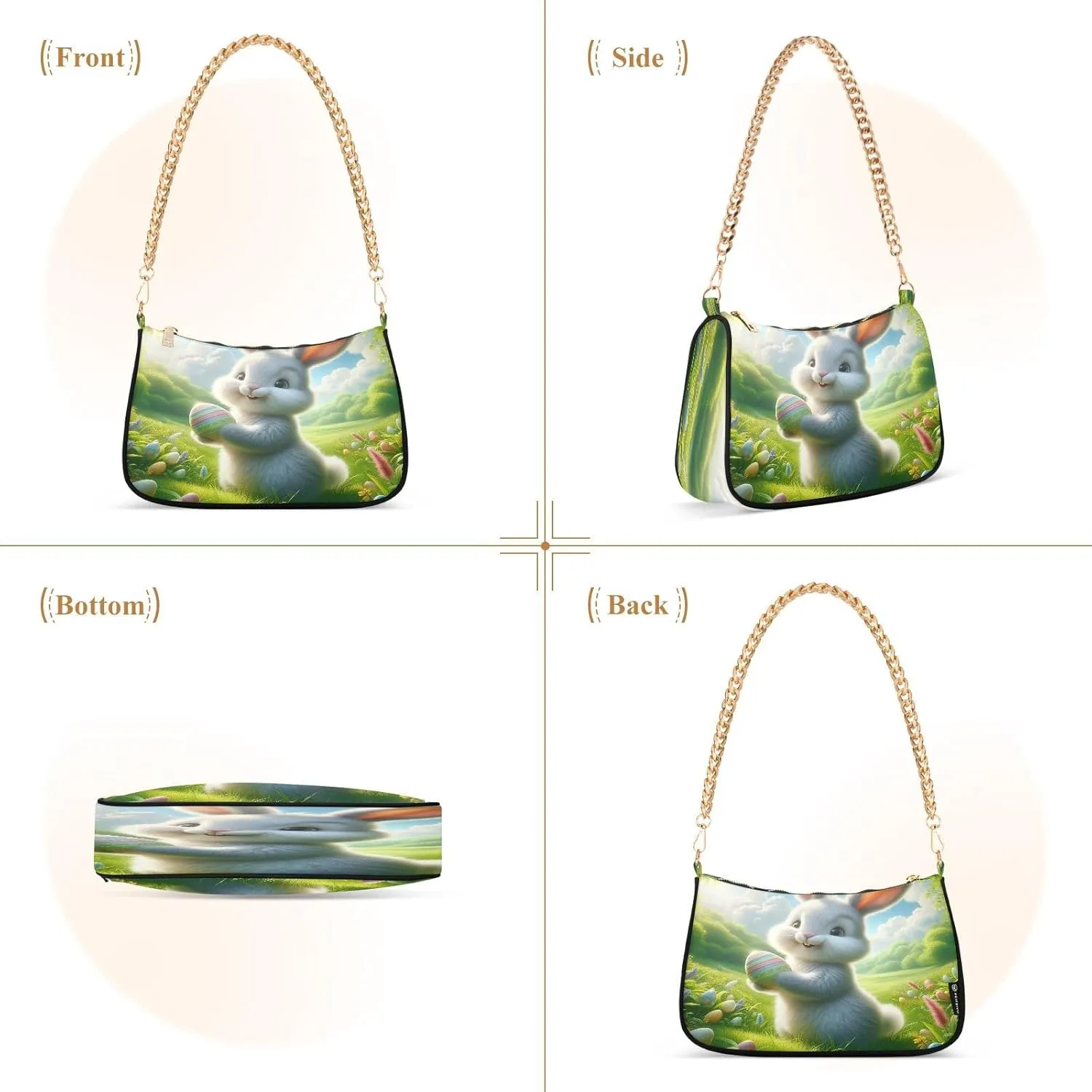 Easter Theme Women Hand Bag, Simple Bags for Women