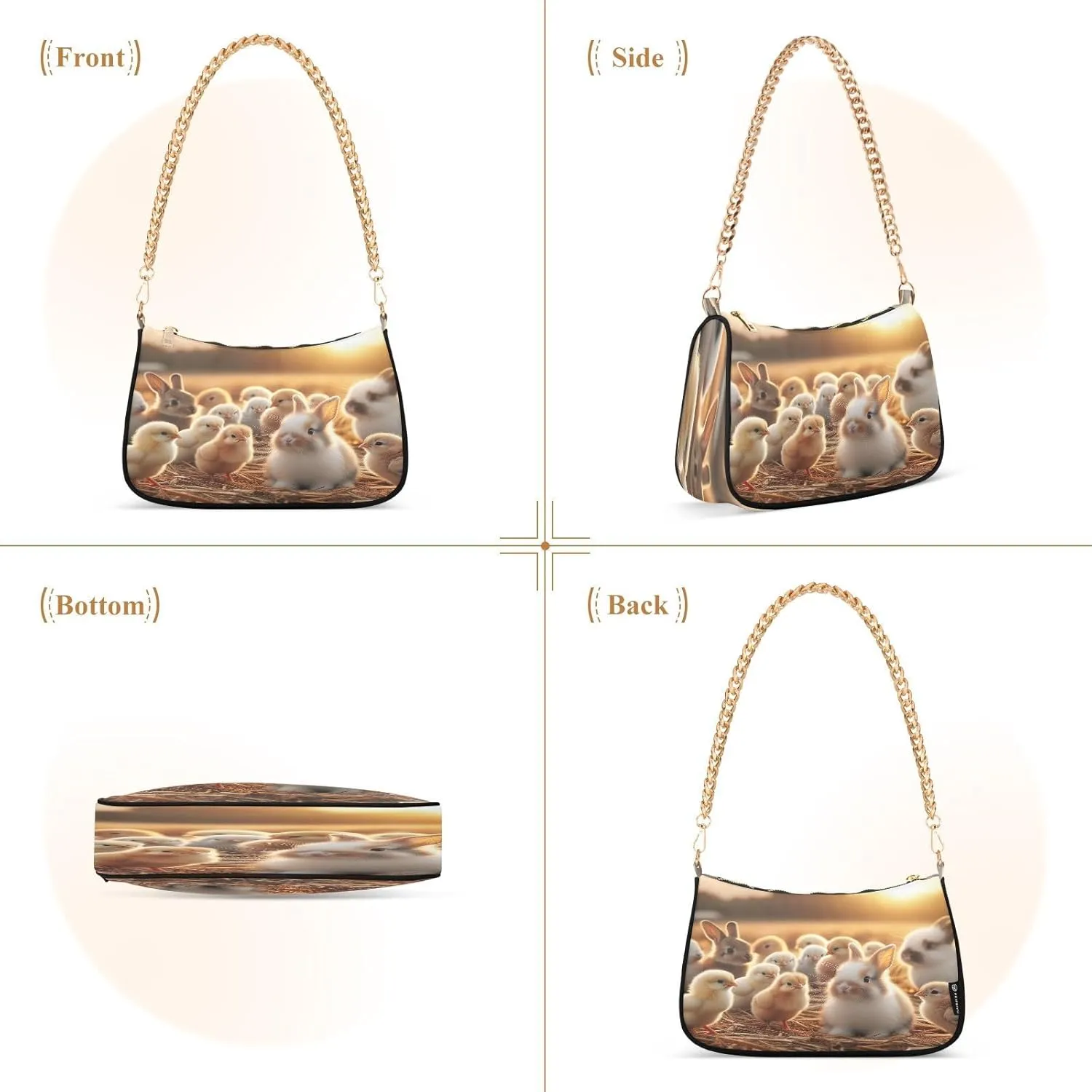 Easter Theme Women Hand Bag, Simple Bags for Women