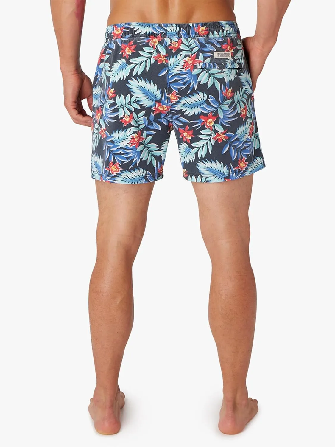Fair Harbor The Bungalow Trunk  Men's Swim Suits with Liner, 5-inch Inseam  Anti-Chafe, Relaxed-fit Swim Trunks