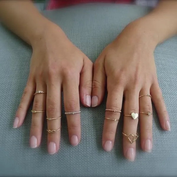 Gold Infinity Ring