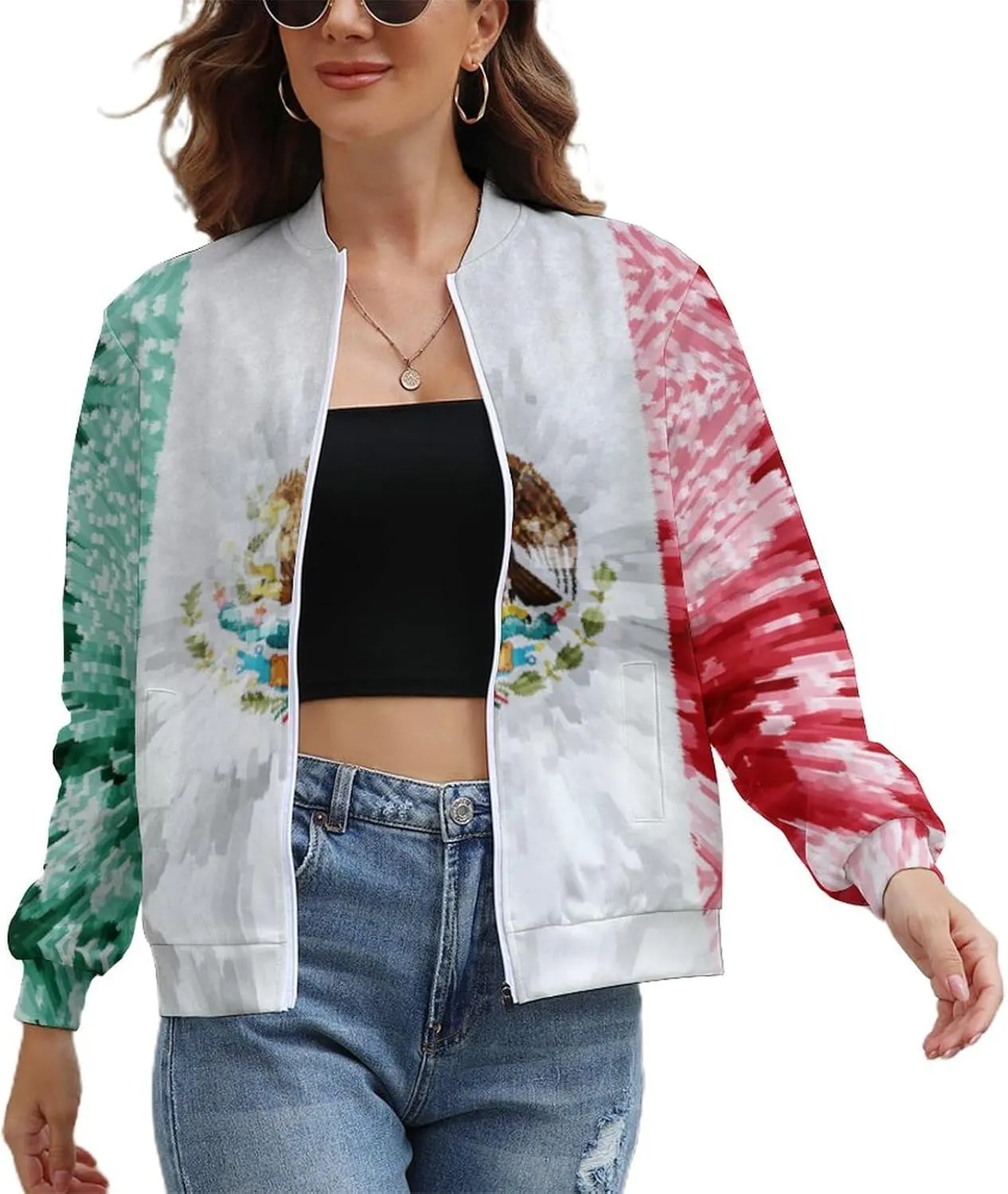 Haiti Flag Womens Zip Up Hoodies Cute Jackets Oversized Sweatshirts Fall Outfits Winter Clothes