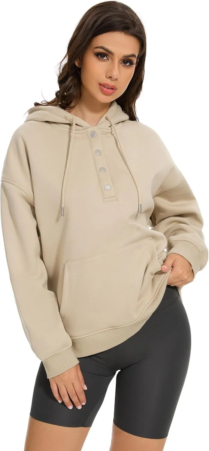 Halloween Womens Oversized Hoodies Fleece Sweatshirts Long Sleeve Sweaters Pullover Fall Outfits with Pocket