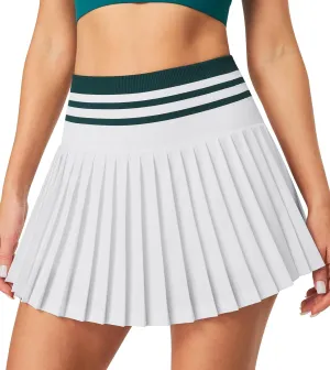 Heathyoga Pleated Tennis Skirt with Pockets for Women Tennis Skort for Woman High Waisted Golf Skirts Athletic Skirt