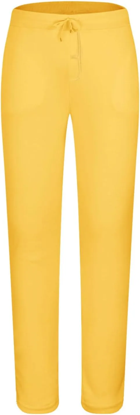 High Waist Straight Leg Sweatpants for Women Trendy Fall y2k Pant Trousers Fleece Athletic Joggers with Pockets