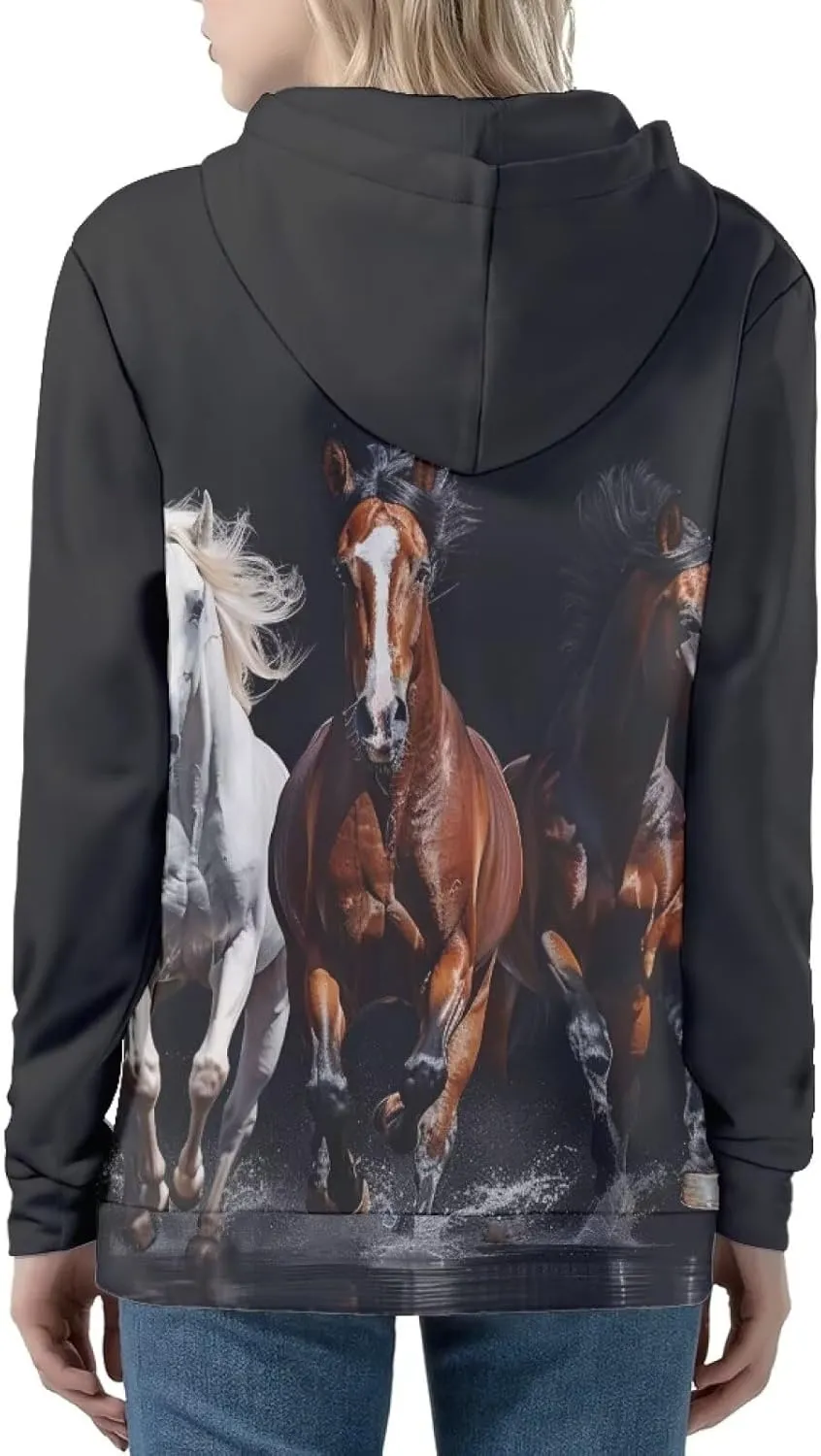 Hoodies for Women XS-5XL Long Sleeve Hooded Sweatshirts Fall Winter Jackets Fashion Clothes 2024