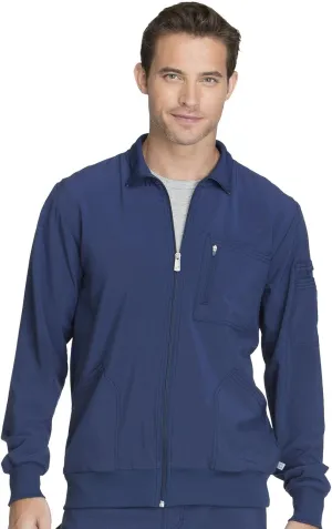 Infinity Cherokee Men's Zipper Warm-Up Jacket with Side Panels and Collar Cuffs CK305A