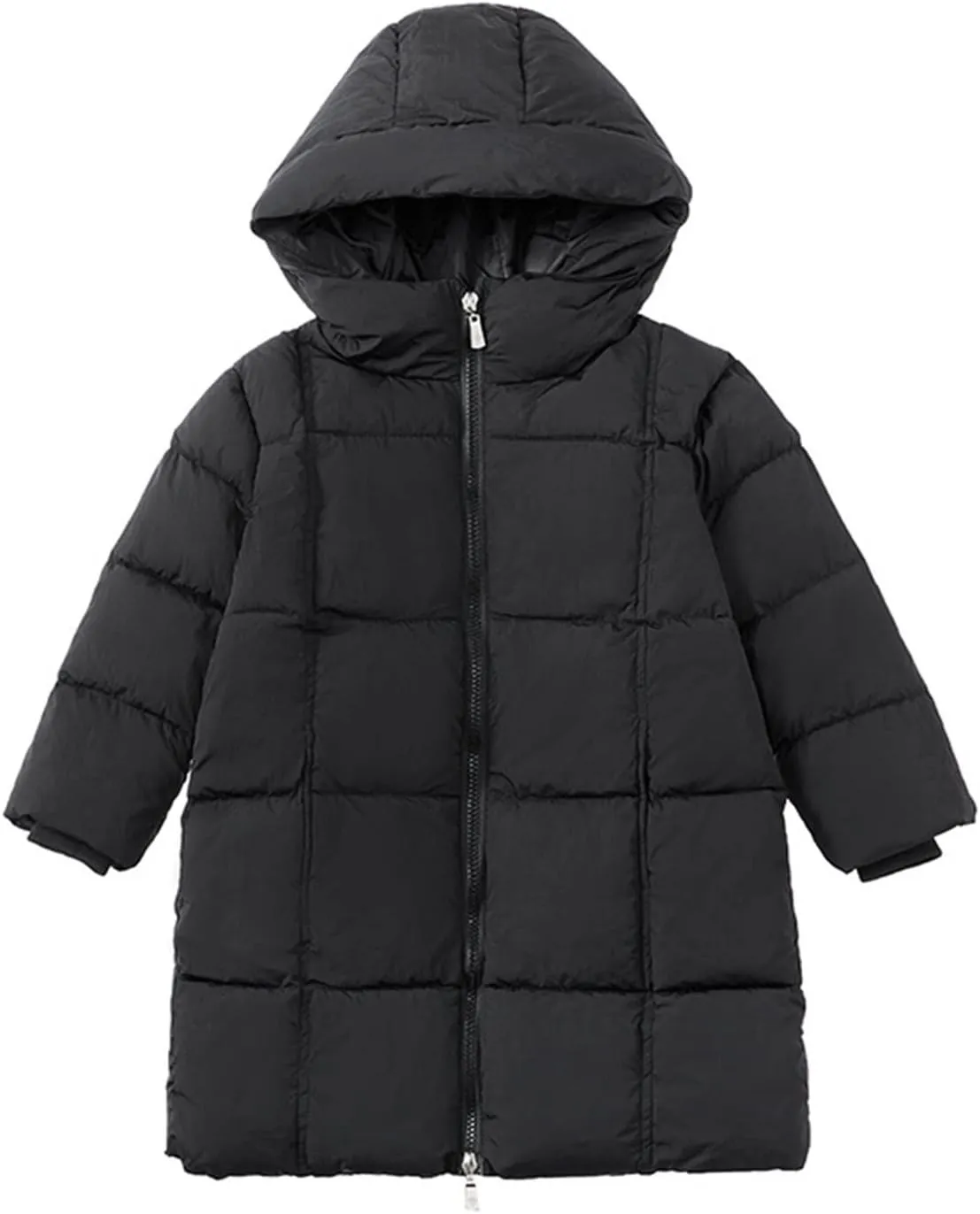 Kids Toddler Baby Girls Boys Winter Warm Thick Solid Cotton Long Sleeve Padded Jacket Coat Youth Jackets
