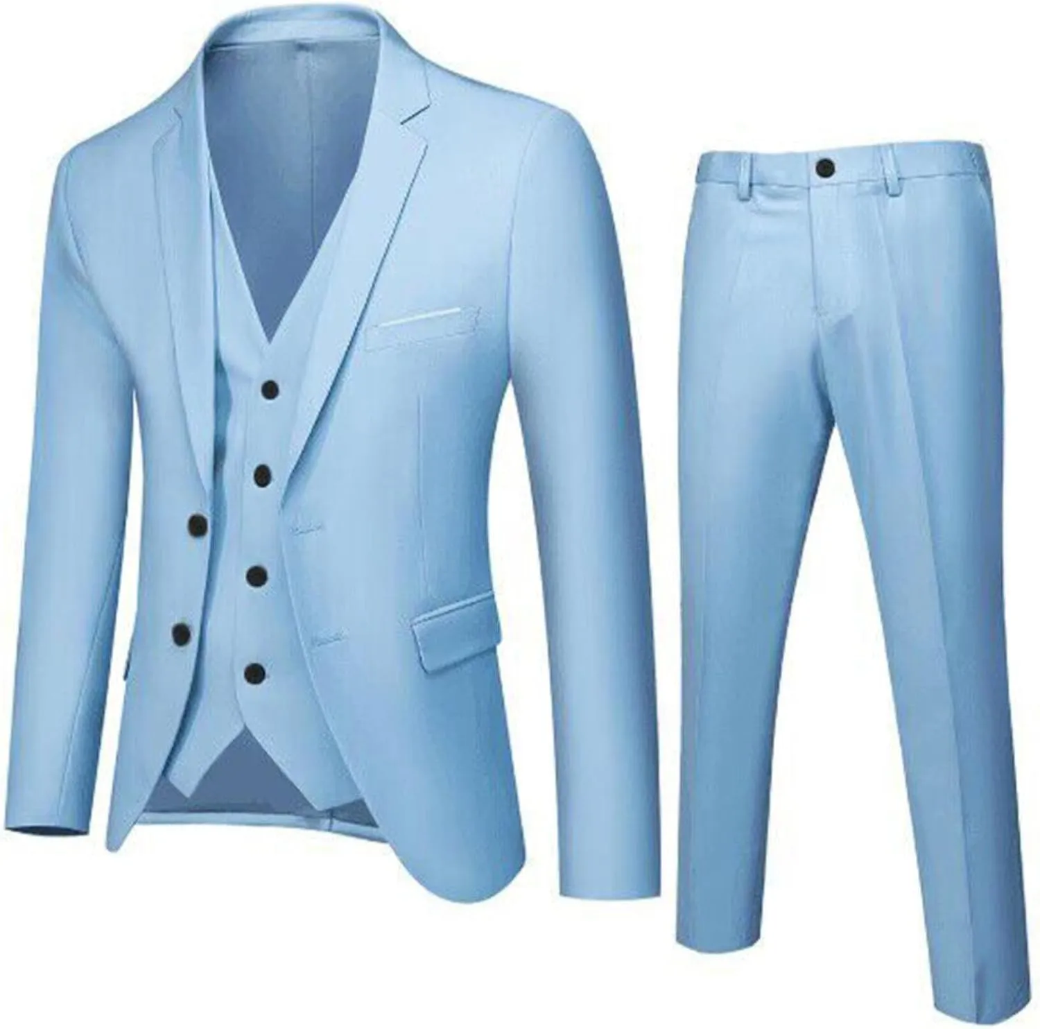 LCMTWX Men Suits Slim Fit Vest Suit R Suit Mens Business Wedding Pants Men's Coats Jackets Men'S Suit Mens Linen Suits 2