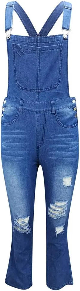LCMTWX Women's Jeans Denim Overalls Ripped Washed Bib Jumpsuits Jeans Women's Jeans Womens Jeans Jeans for Women