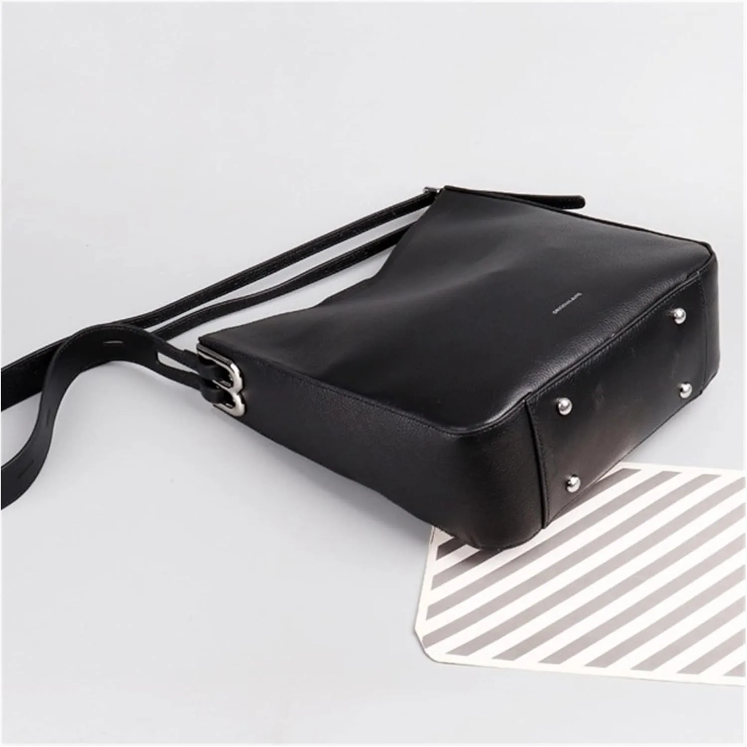 Leather Crossbody Bag For Women Shoulder Bag Women Simple Bucket Bag