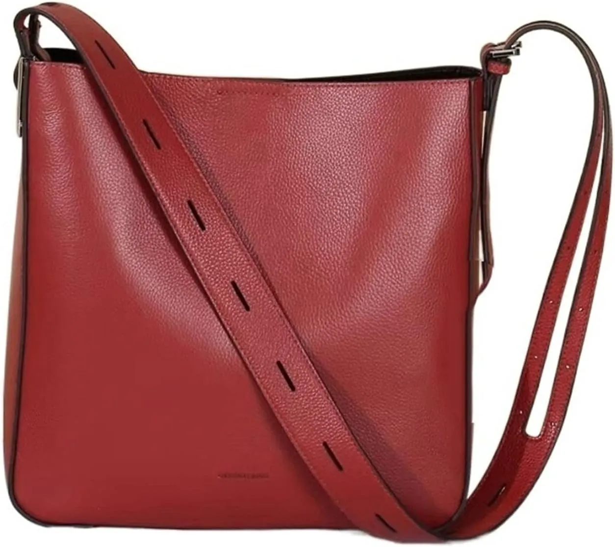 Leather Crossbody Bag For Women Shoulder Bag Women Simple Bucket Bag