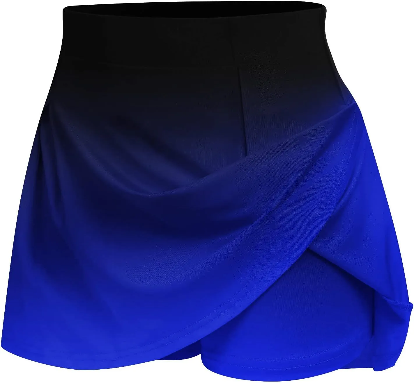 LFEOOST Women Mini Tennis Skirt Athletic Workout Golf Skorts Gradient Ombre Flowy Running Shorts Cute Clothes Summer 2024